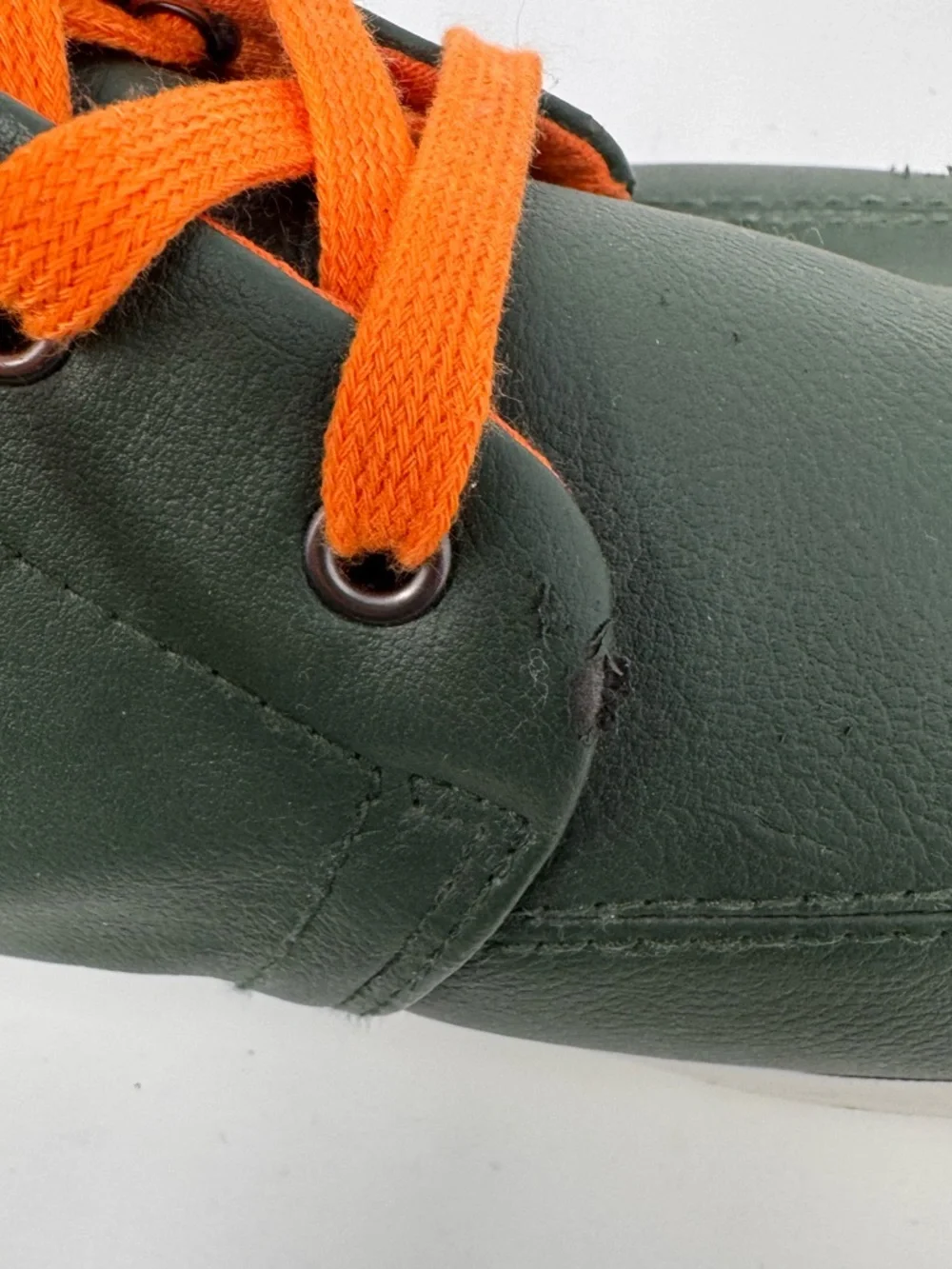 Aldo dress shoes size 13, green orange, sneaker, casual, modern‎